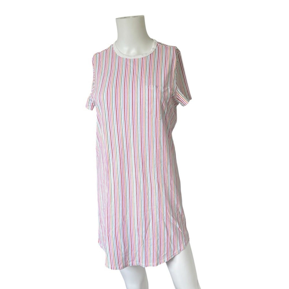 Roller Rabbit Striped T-shirt Mini Dress Cute Pima Cotton Size Small S